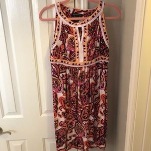 INC dress orange XL knit women dress